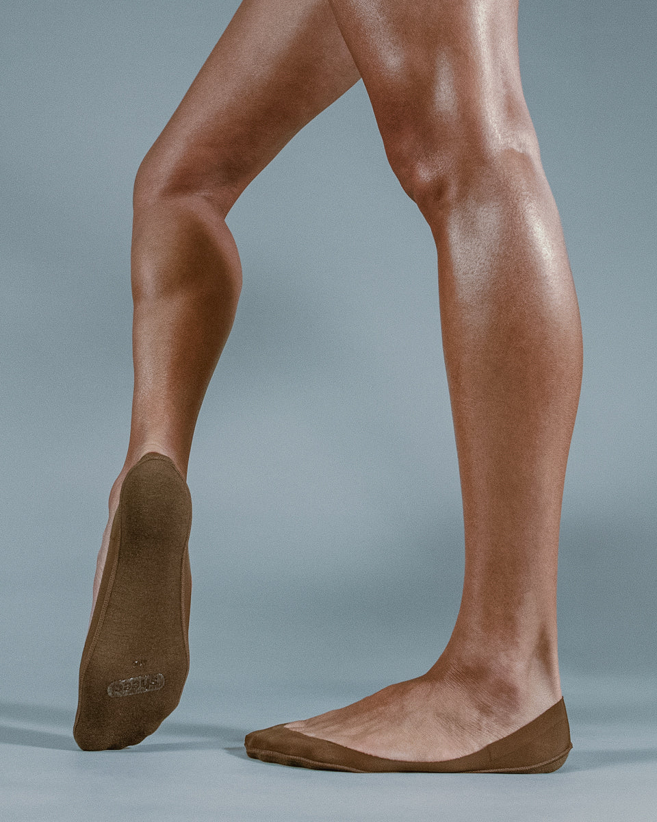 Secret Ultra Low-cut No Show Socks | BROWN