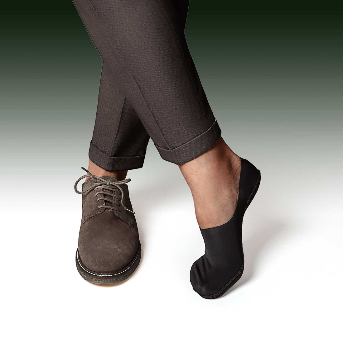 Secret High-cut Ultra Thin InvisiLite Liner No Show Socks | BLACK