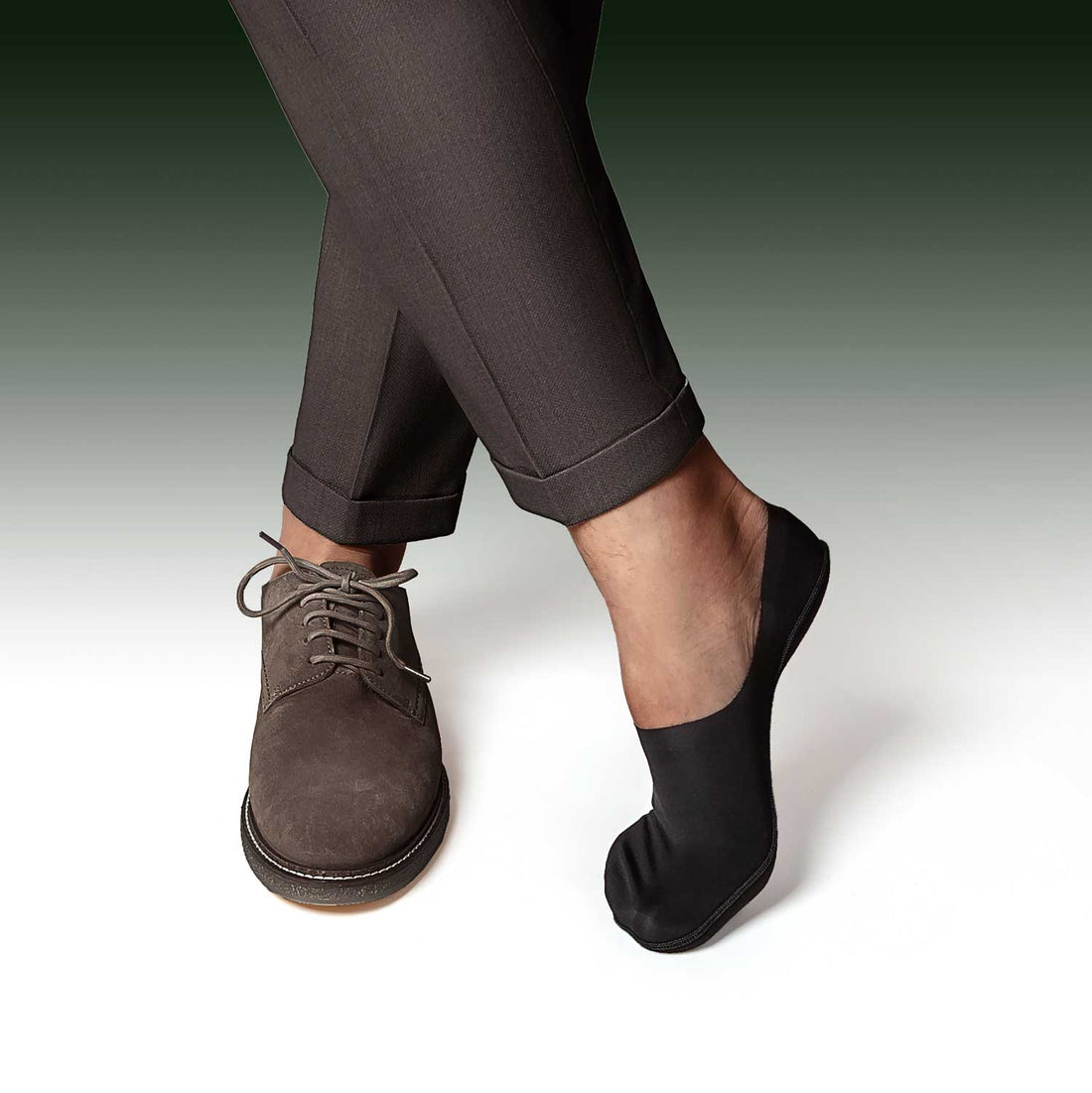 No-Show Black Dress Socks