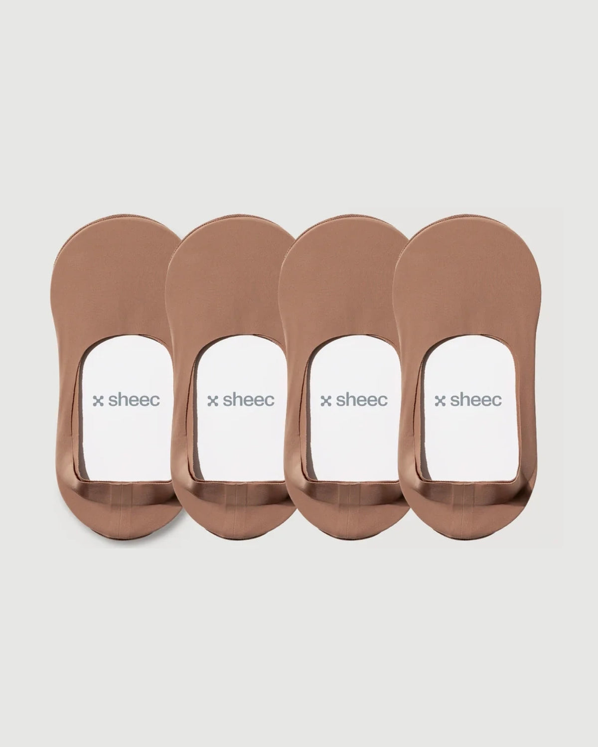 Secret Mid-cut No Show Socks | Tan 4-Pair Multipack