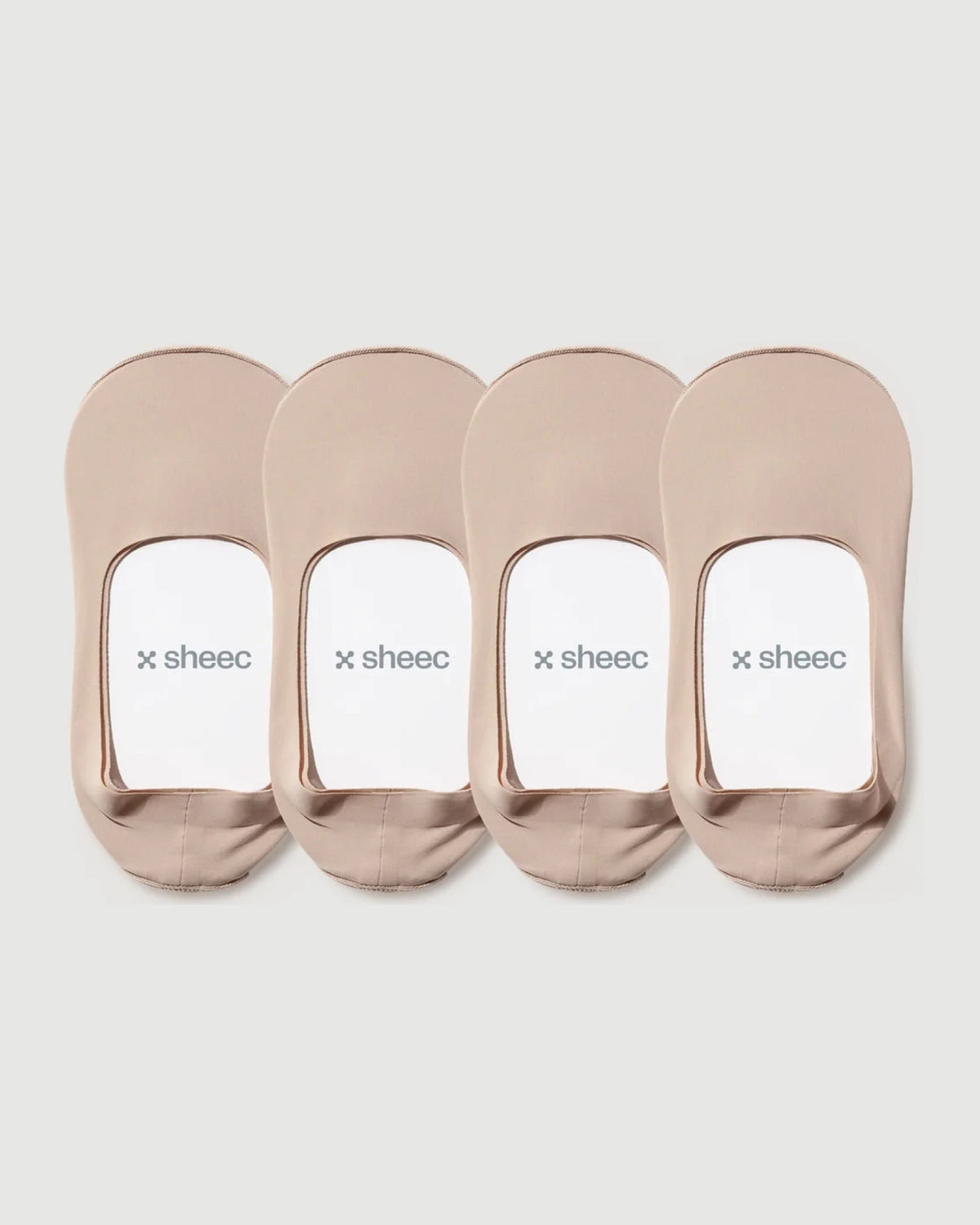 Secret Mid-cut No Show Socks | Cream 4-Pair Multipack