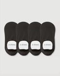 Secret High-cut No Show Socks | Black 4-Pair Multipack