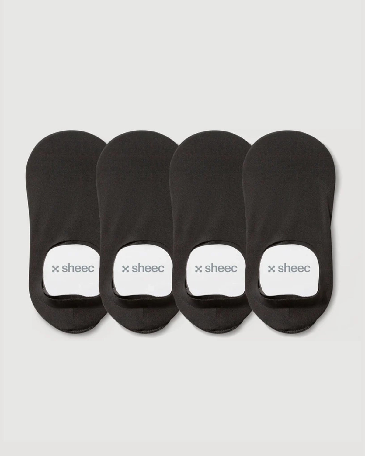 Secret High-cut No Show Socks | Black 4-Pair Multipack