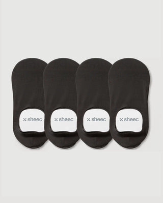 Secret High-cut No Show Socks | Black 4-Pair Multipack