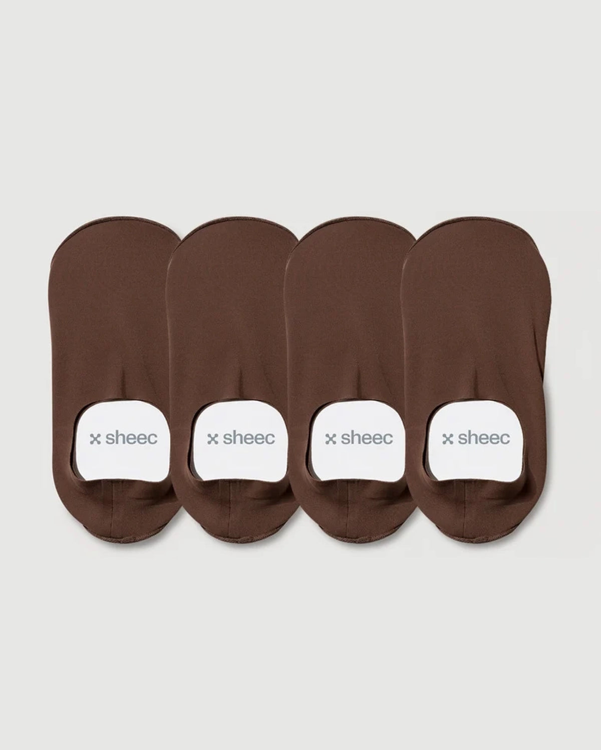Secret High-cut No Show Socks | Brown 4-Pair Multipack