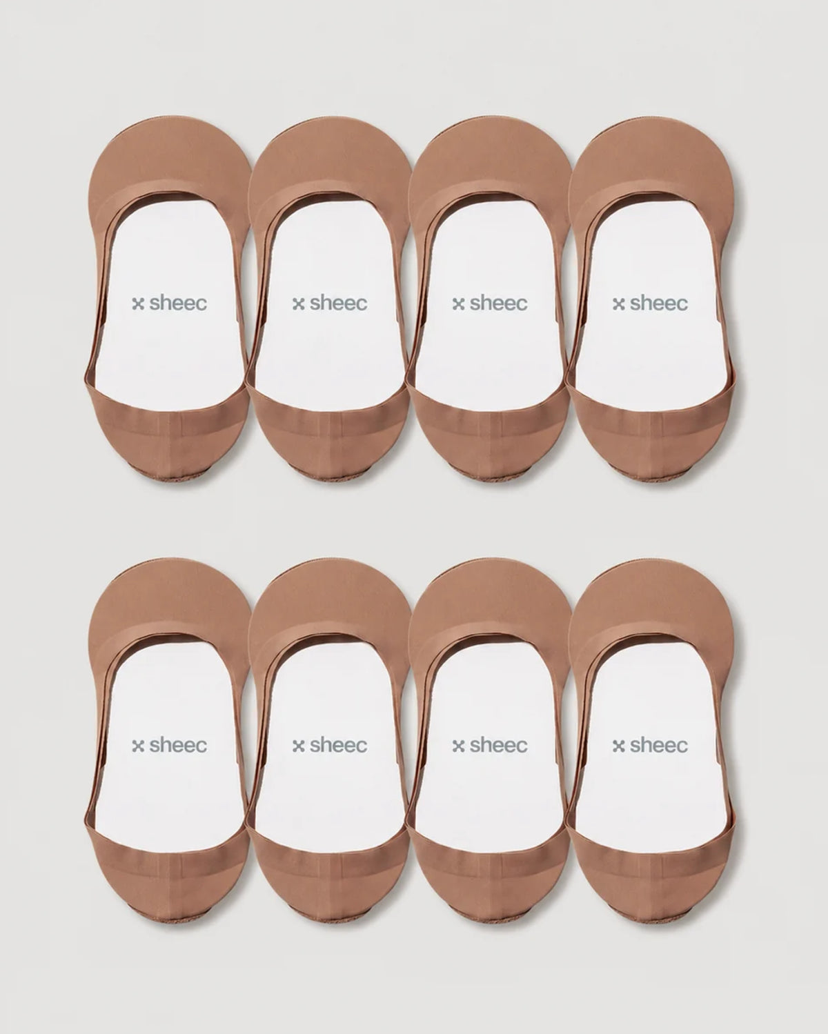Secret Low-cut No Show Socks | Tan 8-Pair Multipack