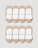 Secret Ultra Low-cut No Show Socks | Cream 8-Pair Multipack