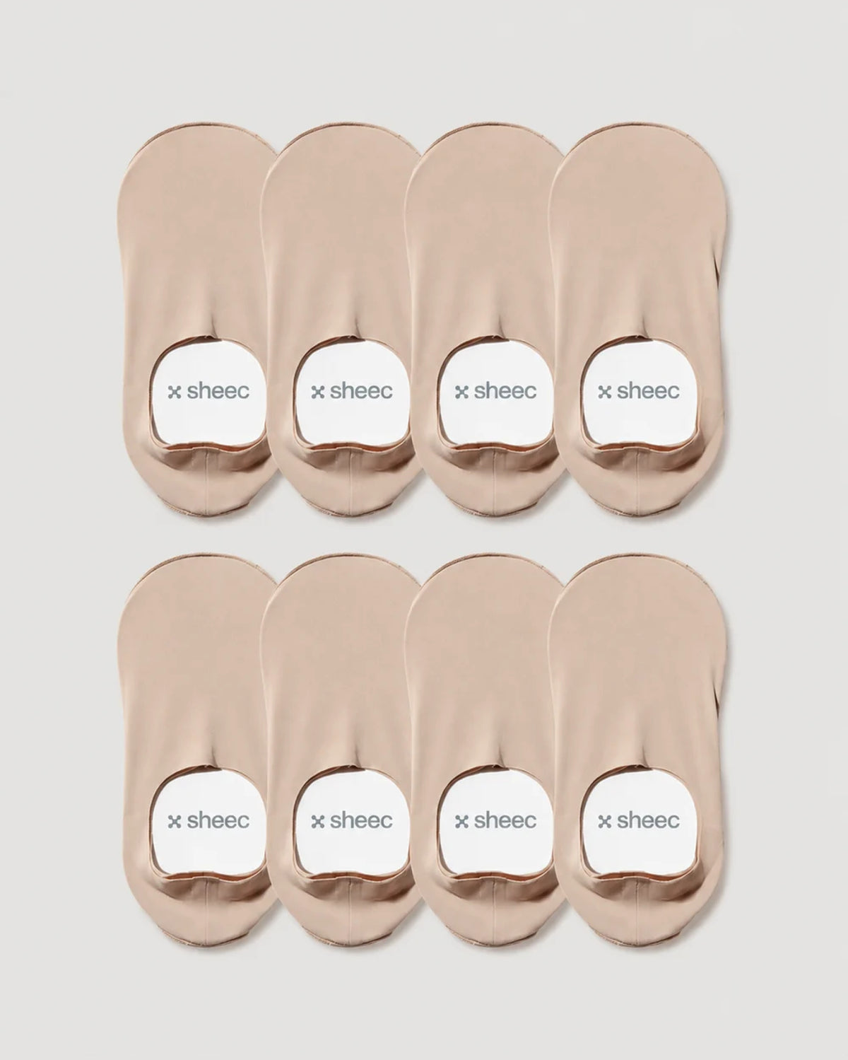Secret High-cut No Show Socks | Cream 8-Pair Multipack