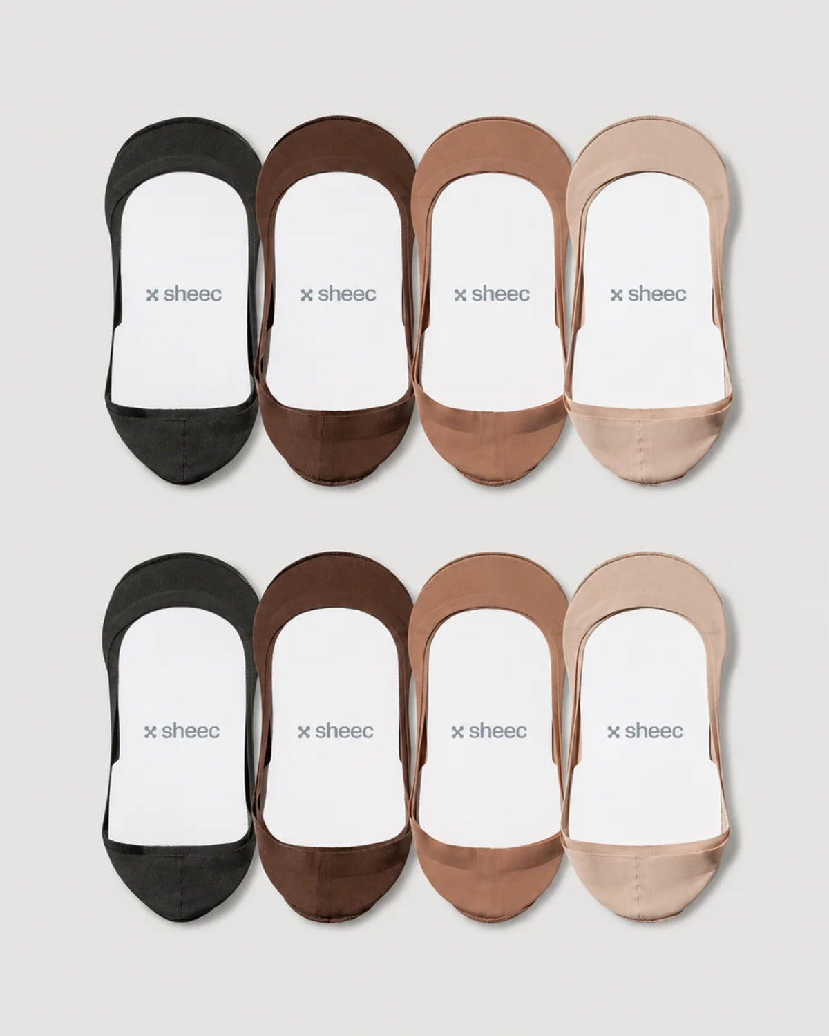 Secret Ultra Low-cut No Show Socks | 4 Colors 8-Pair Multipack