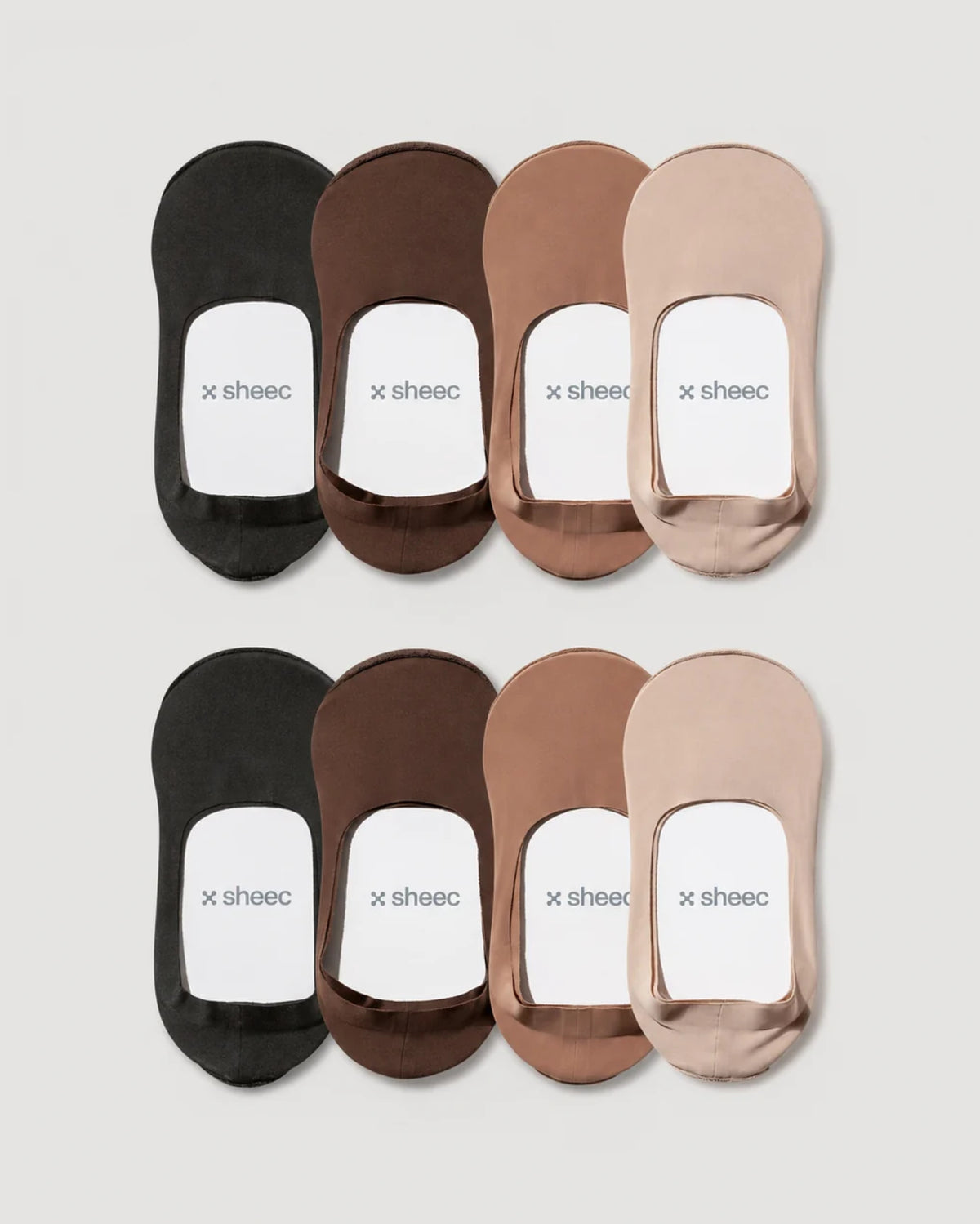 Secret Mid-cut No Show Socks | 4 Colors 8-Pair Multipack