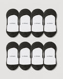 Secret Low-cut No Show Socks | Black 8-Pair Multipack