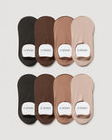 Secret High-cut No Show Socks | 4 Colors 8-Pair Multipack