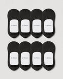 Secret Mid-cut No Show Socks | Black 8-Pair Multipack
