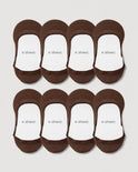 Secret Low-cut No Show Socks | Brown 8-Pair Multipack