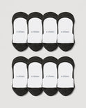 Secret Ultra Low-cut No Show Socks | Black 8-Pair Multipack