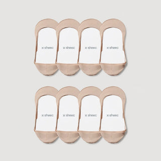 Secret Ultra Low-cut No Show Socks | Cream 8-Pair Multipack
