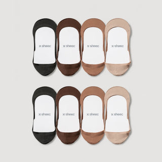 Secret Ultra Low-cut No Show Socks | 4 Colors 8-Pair Multipack