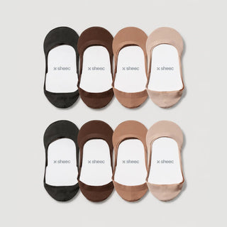 Secret Low-cut No Show Socks | 4 Colors 8-Pair Multipack
