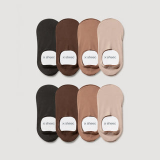 Secret High-cut No Show Socks | 4 Colors 8-Pair Multipack