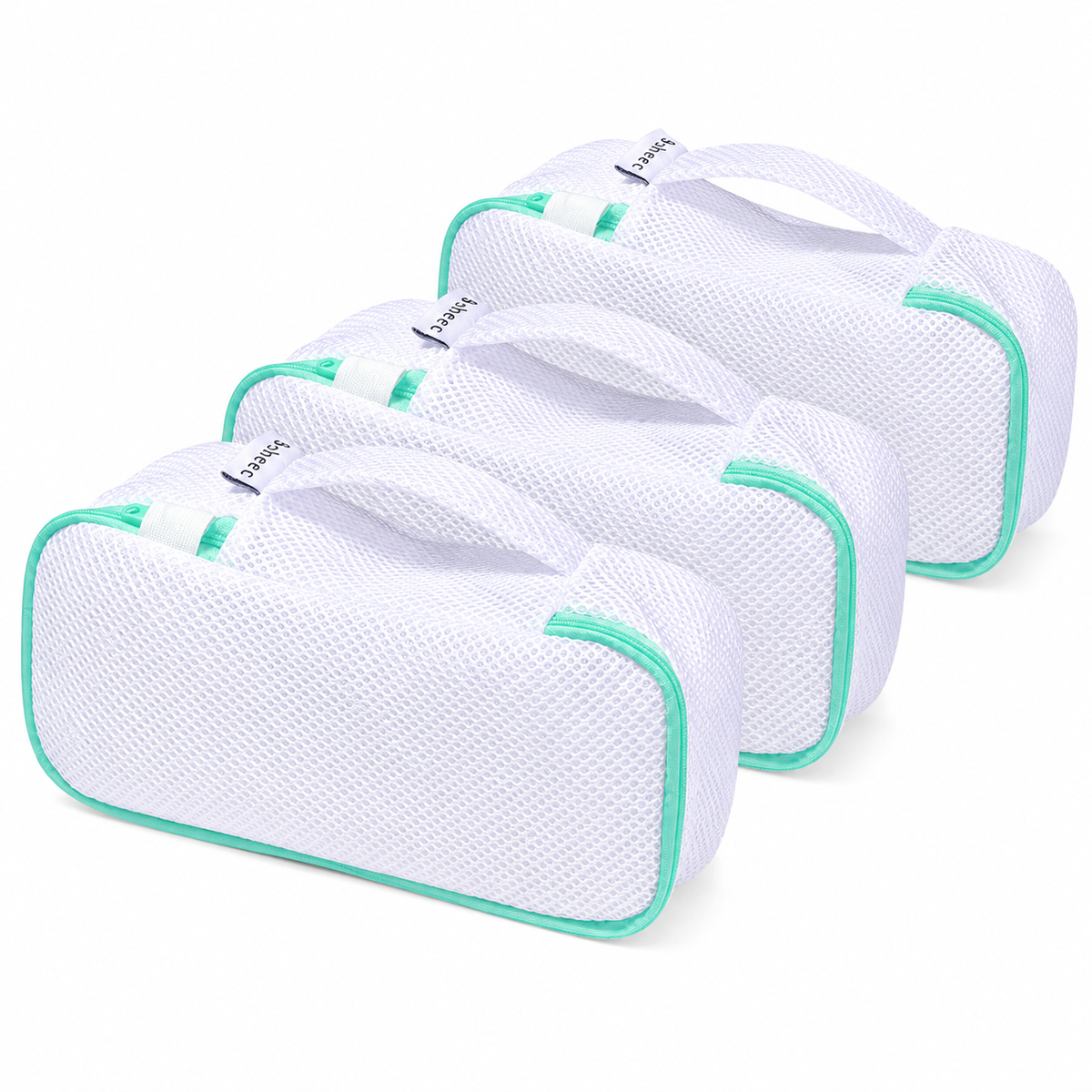 Travel Mesh Bag for Storing and Washing Socks 3-Count Multipack