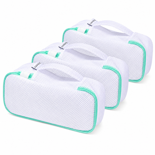 Travel Mesh Bag for Storing and Washing Socks 3-Count Multipack