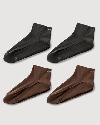 Ultra Thin Socks for Ankle Booties | Combo 4-Pair Multipack