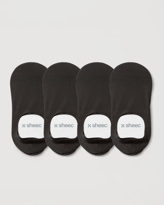 Secret Mid-cut No Show Socks | Black 4-Pair Multipack