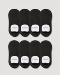 Secret High-cut No Show Socks | Black 8-Pair Multipack