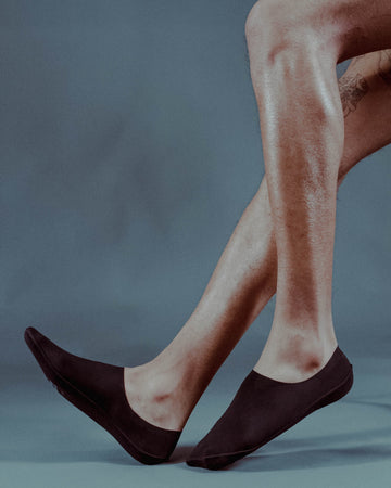 No-Show Black Dress Socks | Thin High Cut Dress Socks
