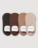 Secret High-cut No Show Socks | 4 Color Multipack
