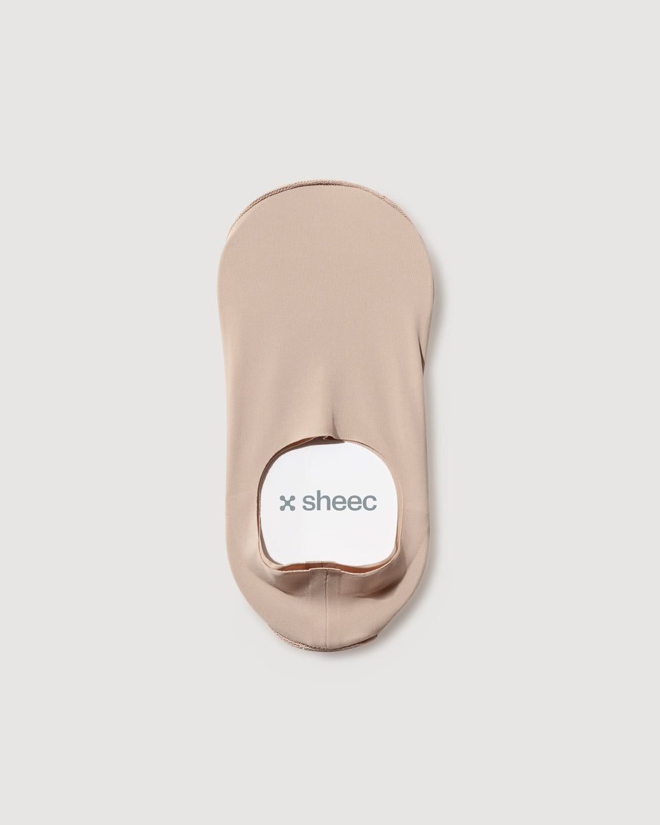 Secret High-cut No Show Socks | Cream