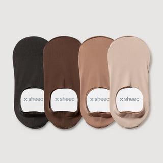 Secret High-cut No Show Socks | 4 Colors 4-Pair Multipack
