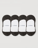 Secret Low-cut No Show Socks | Black 4-Pair Multipack
