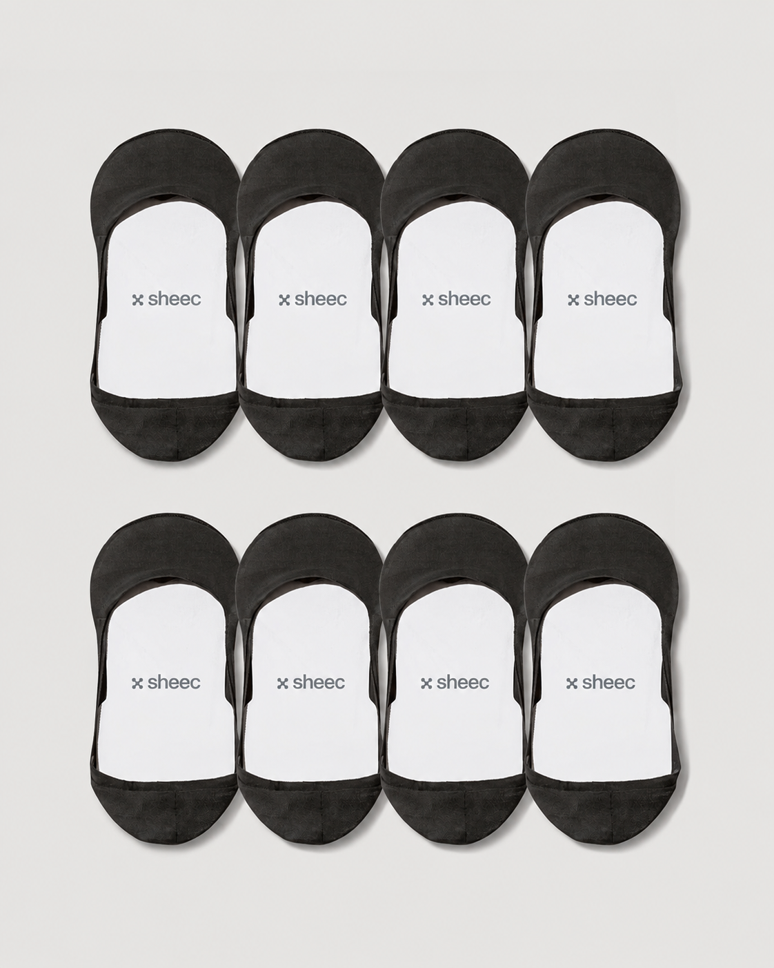 Secret Low-cut No Show Socks | Black 8-Pair Multipack