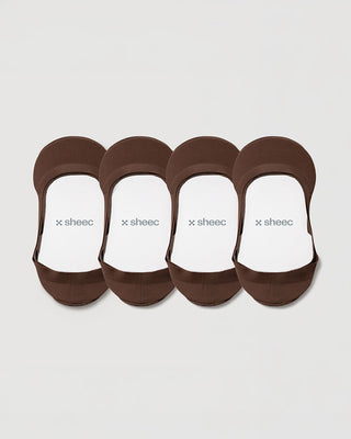 Secret Low-cut No Show Socks | Brown 4-Pair Multipack