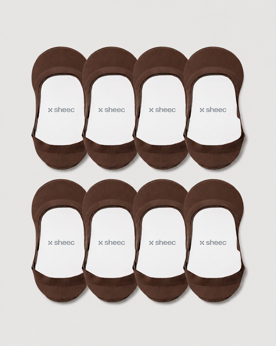Secret Low-cut No Show Socks | Brown 8-Pair Multipack