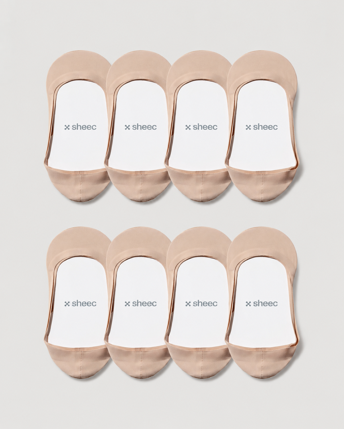 Secret Low-cut No Show Socks | Cream 8-Pair Multipack