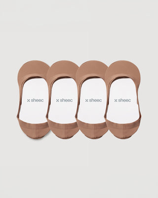 Secret Low-cut No Show Socks | Tan 4-Pair Multipack