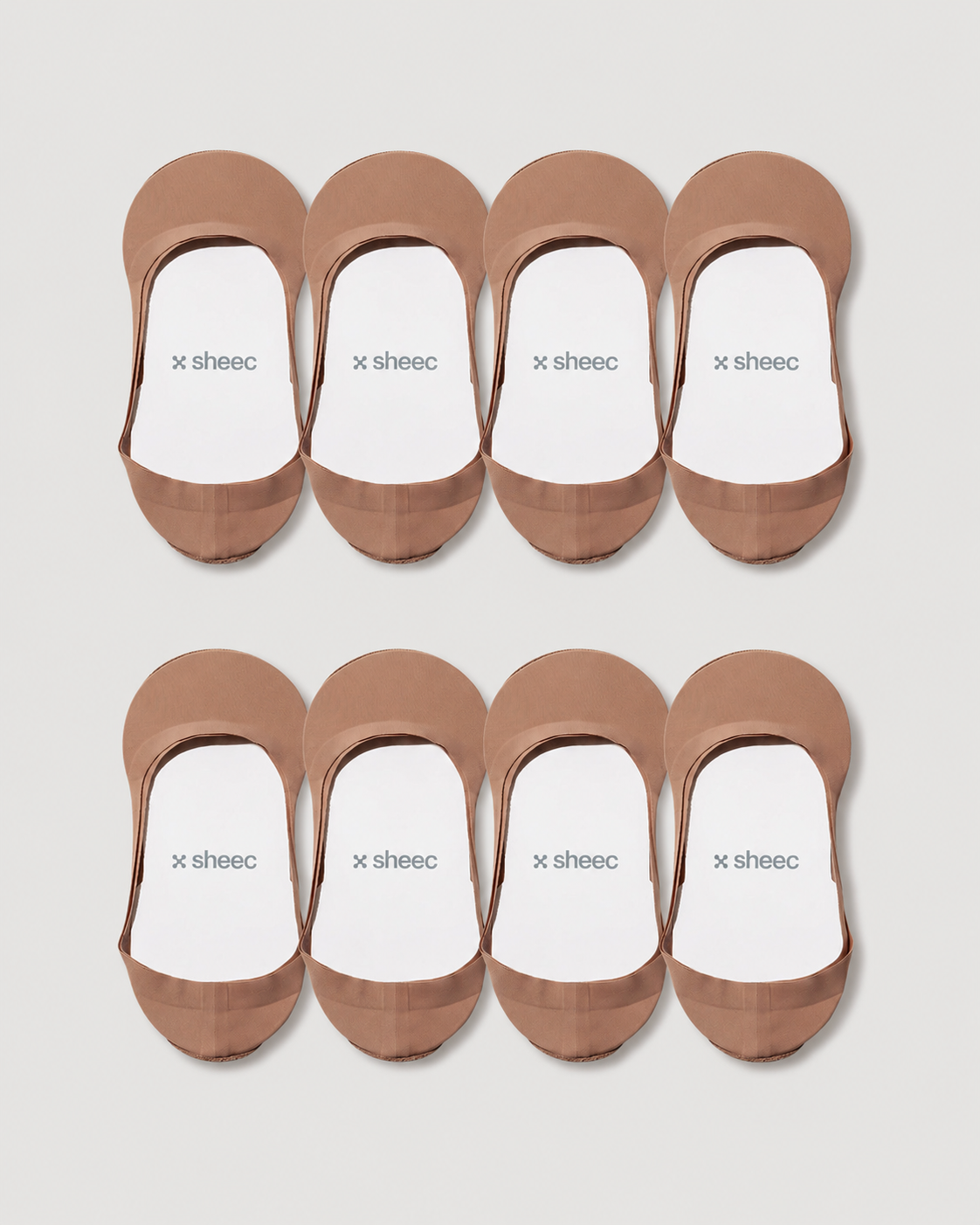 Secret Low-cut No Show Socks | Tan 8-Pair Multipack