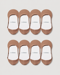 Secret Low-cut No Show Socks | Tan 8-Pair Multipack