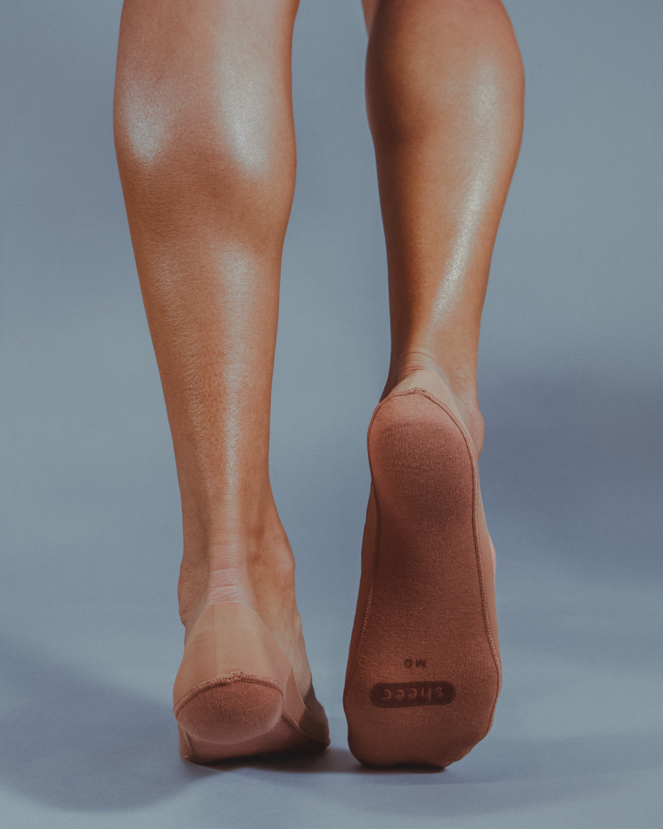Tan Dress Socks | Low Cut No-Show Liner Socks | Secret