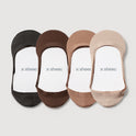 Secret Low-cut No Show Socks | 4 Color Multipack