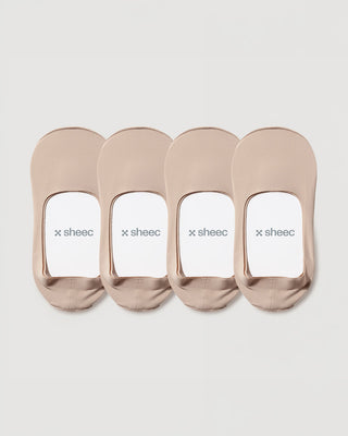 Secret Mid-cut No Show Socks | Cream 4-Pair Multipack
