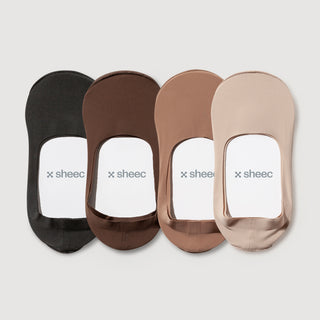 Secret Mid-cut No Show Socks | 4 Colors 4-Pair Multipack