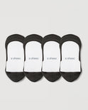 Secret Ultra Low-cut No Show Socks | Black 4-Pair Multipack