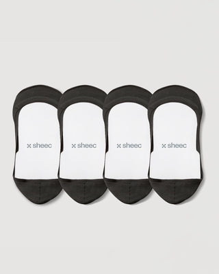 Secret Ultra Low-cut No Show Socks | Black 4-Pair Multipack