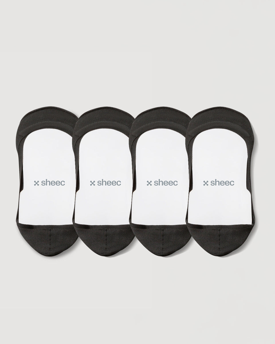 Secret Ultra Low-cut No Show Socks | Black 4-Pair Multipack