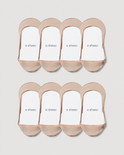 Secret Ultra Low-cut No Show Socks | Cream 8-Pair Multipack