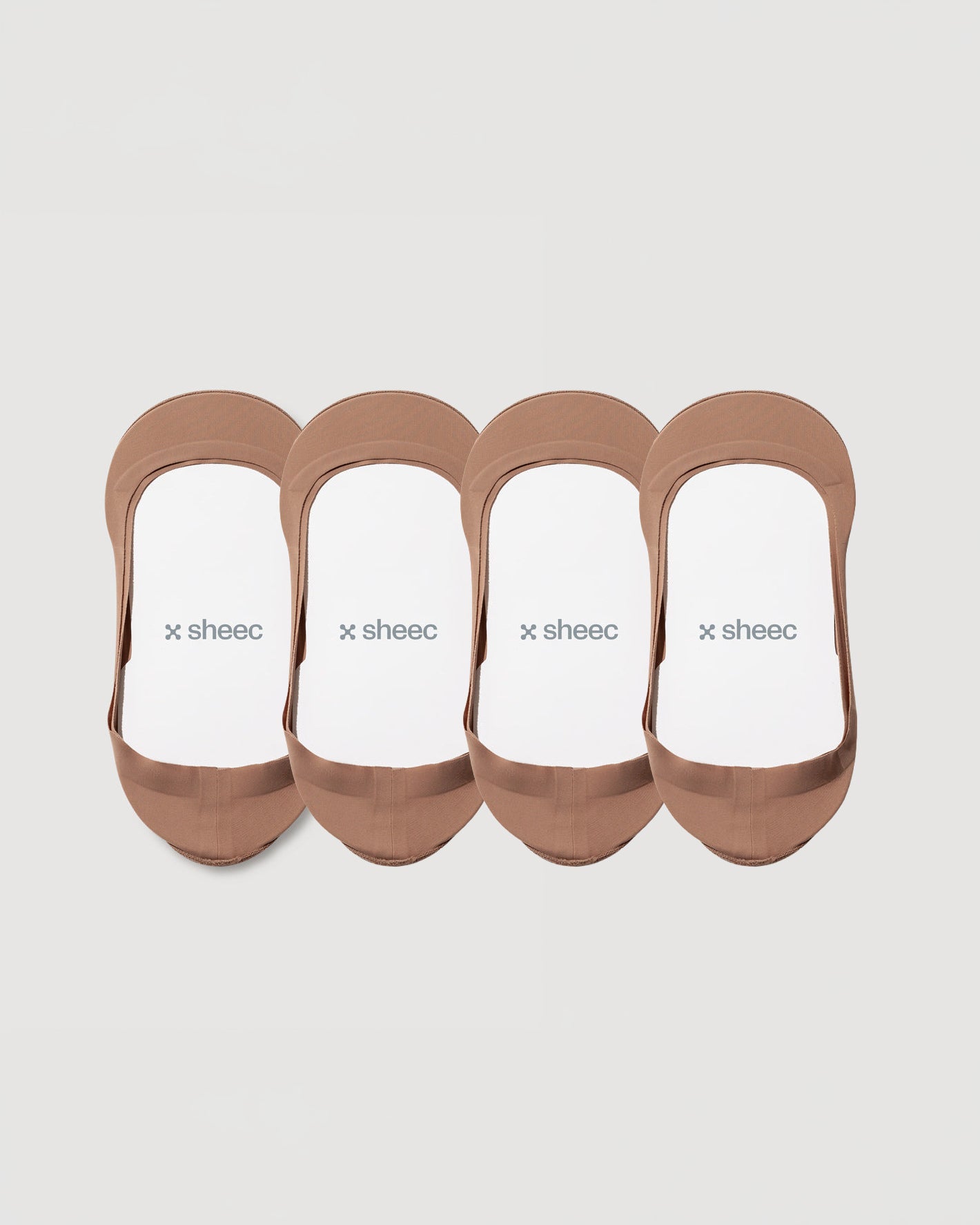 Secret Ultra Low-cut No Show Socks | Tan 4-Pair Multipack