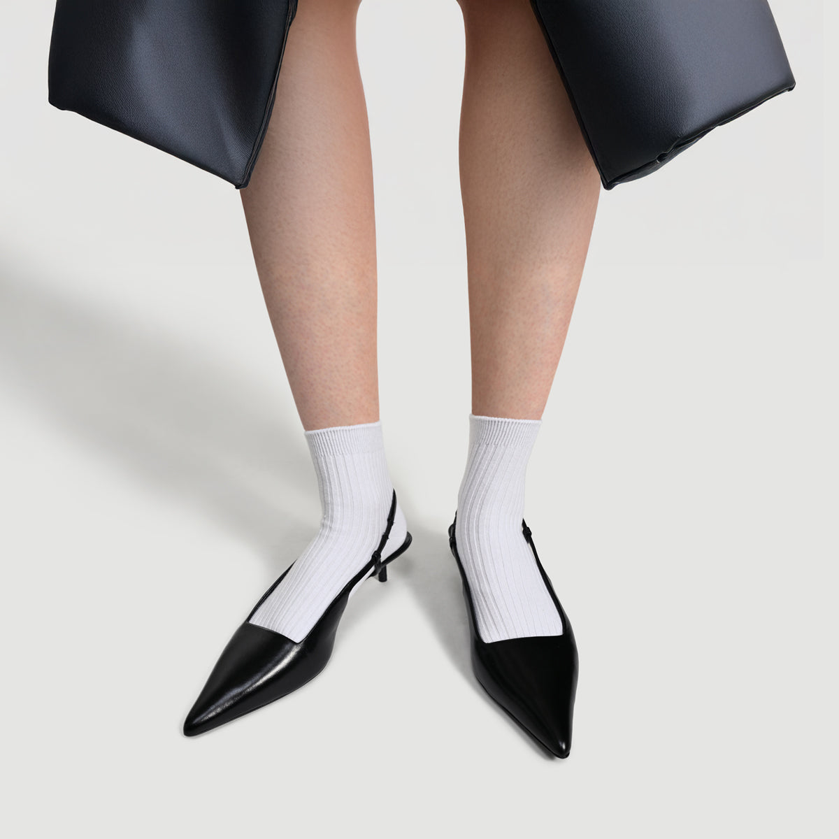Everywear Refined Ankle Socks | WHITE